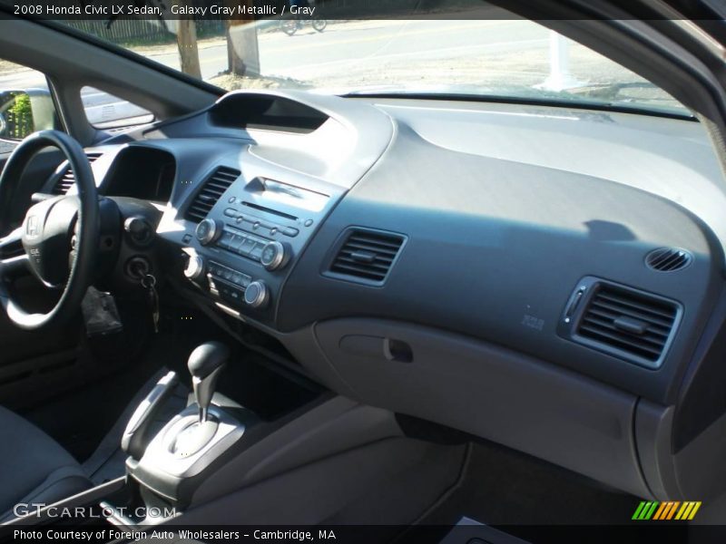 Galaxy Gray Metallic / Gray 2008 Honda Civic LX Sedan