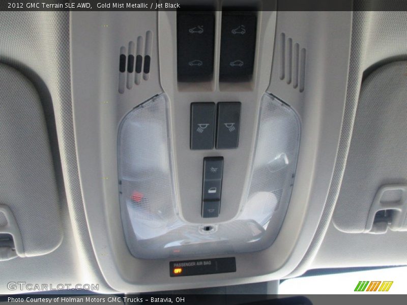 Gold Mist Metallic / Jet Black 2012 GMC Terrain SLE AWD