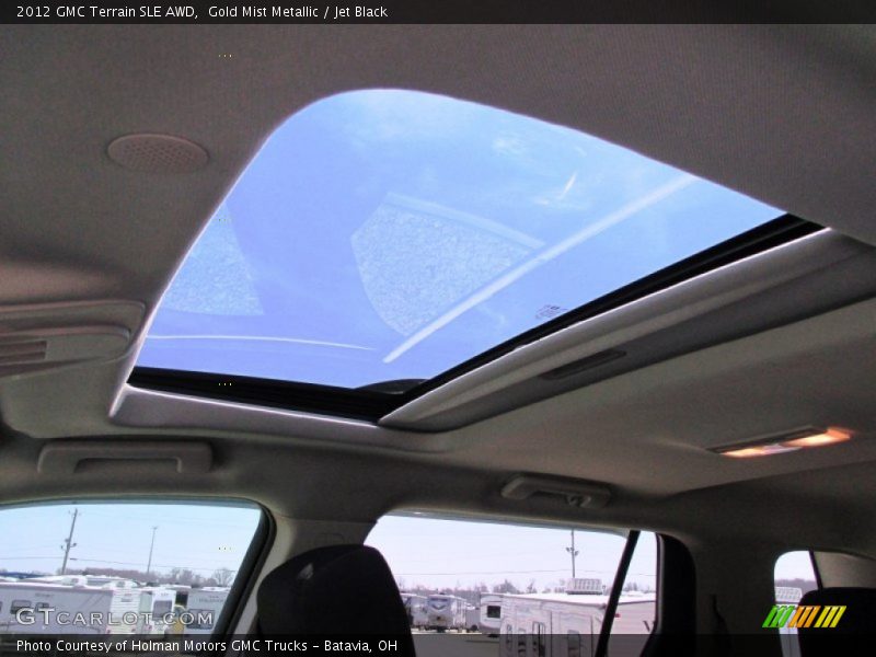Gold Mist Metallic / Jet Black 2012 GMC Terrain SLE AWD