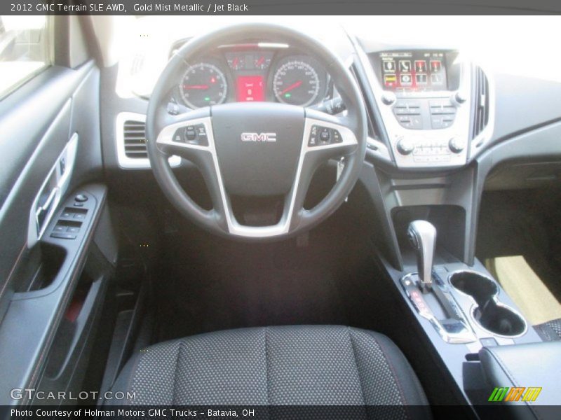 Gold Mist Metallic / Jet Black 2012 GMC Terrain SLE AWD
