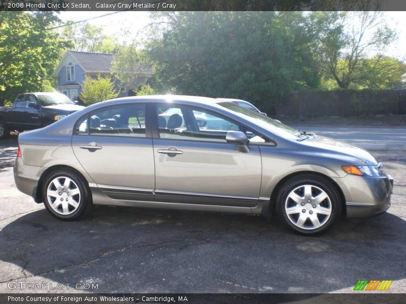 Galaxy Gray Metallic / Gray 2008 Honda Civic LX Sedan