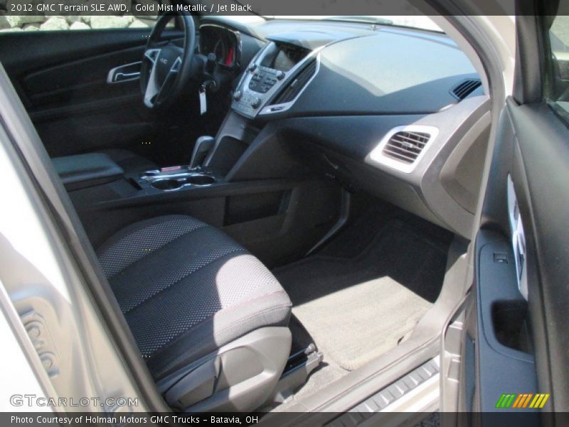 Gold Mist Metallic / Jet Black 2012 GMC Terrain SLE AWD
