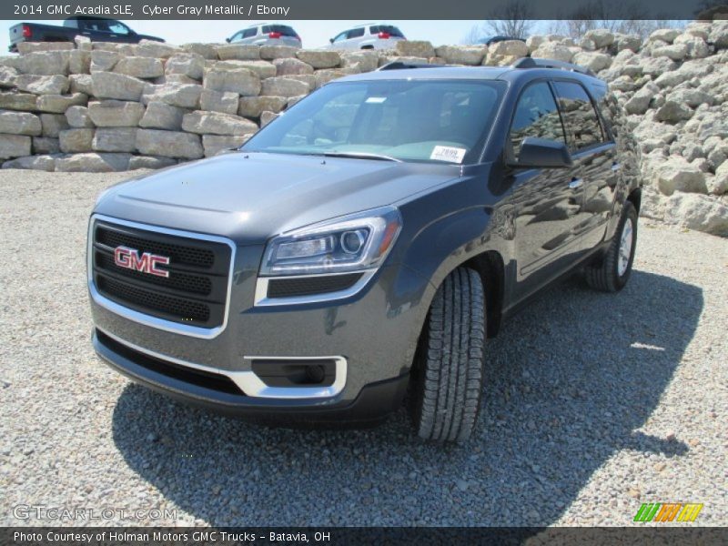 Cyber Gray Metallic / Ebony 2014 GMC Acadia SLE