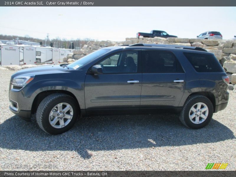 Cyber Gray Metallic / Ebony 2014 GMC Acadia SLE