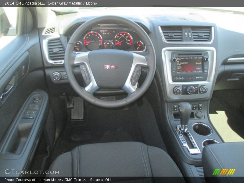Cyber Gray Metallic / Ebony 2014 GMC Acadia SLE