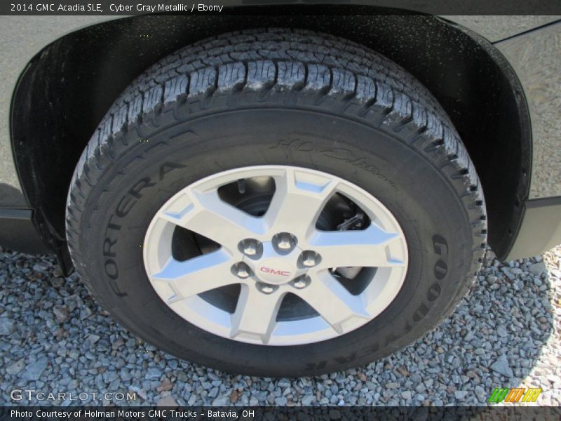 Cyber Gray Metallic / Ebony 2014 GMC Acadia SLE