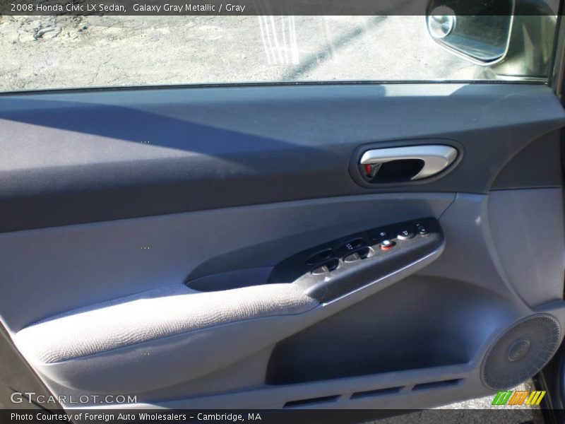 Galaxy Gray Metallic / Gray 2008 Honda Civic LX Sedan