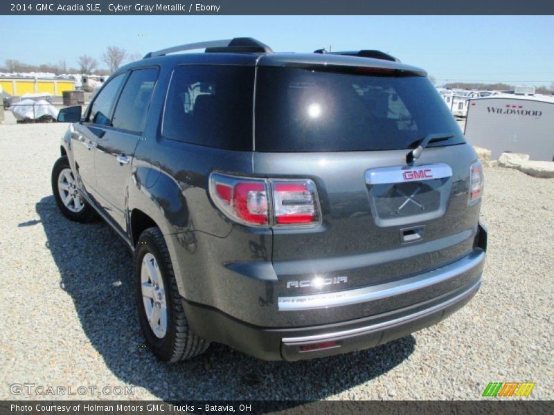 Cyber Gray Metallic / Ebony 2014 GMC Acadia SLE