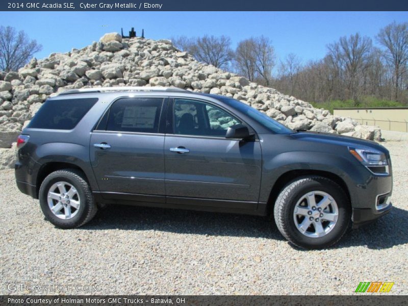Cyber Gray Metallic / Ebony 2014 GMC Acadia SLE