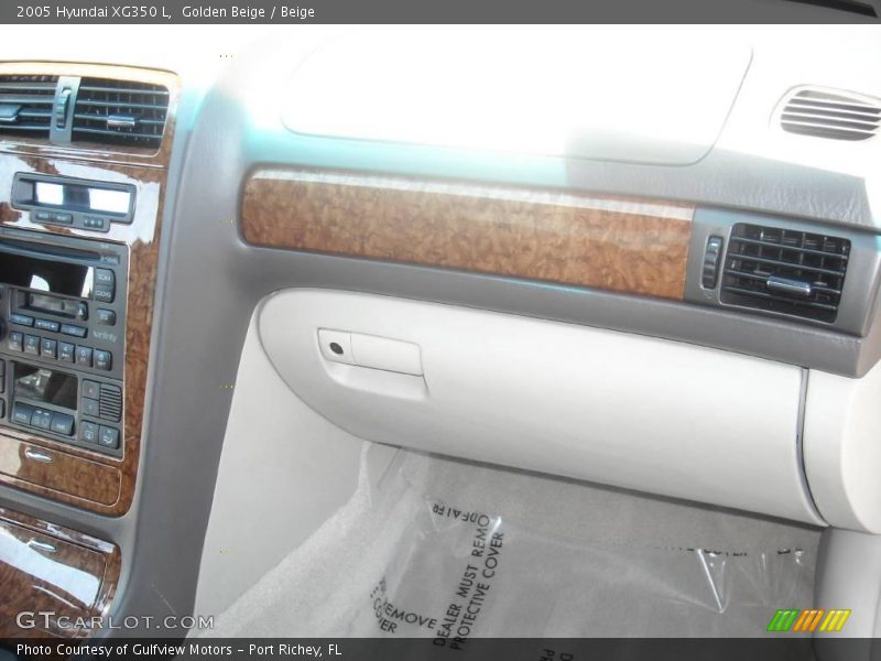 Golden Beige / Beige 2005 Hyundai XG350 L