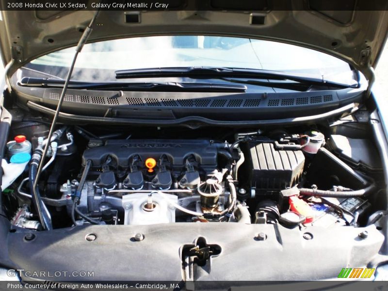 Galaxy Gray Metallic / Gray 2008 Honda Civic LX Sedan