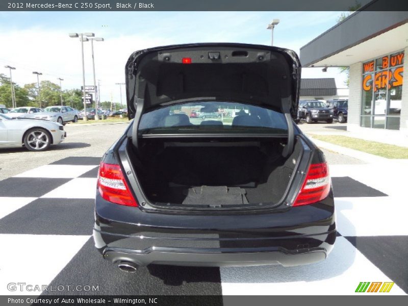 Black / Black 2012 Mercedes-Benz C 250 Sport