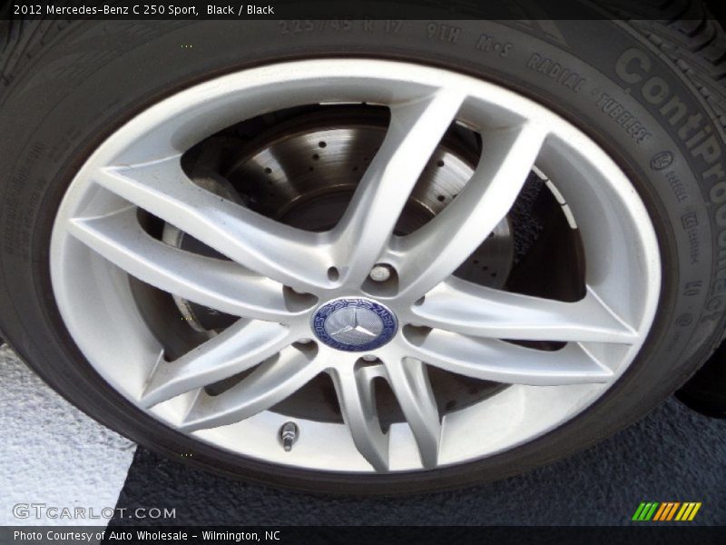 Black / Black 2012 Mercedes-Benz C 250 Sport