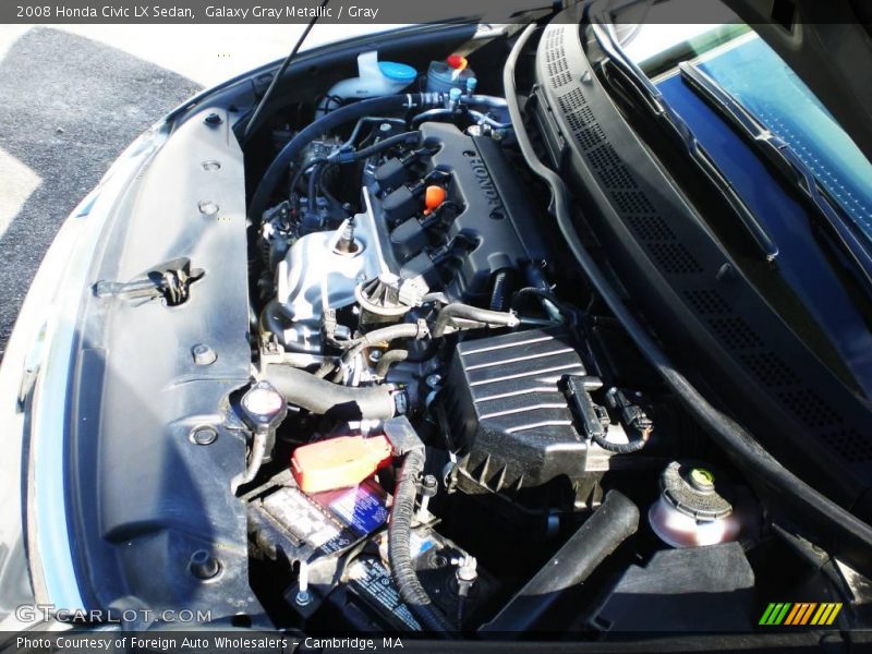 Galaxy Gray Metallic / Gray 2008 Honda Civic LX Sedan