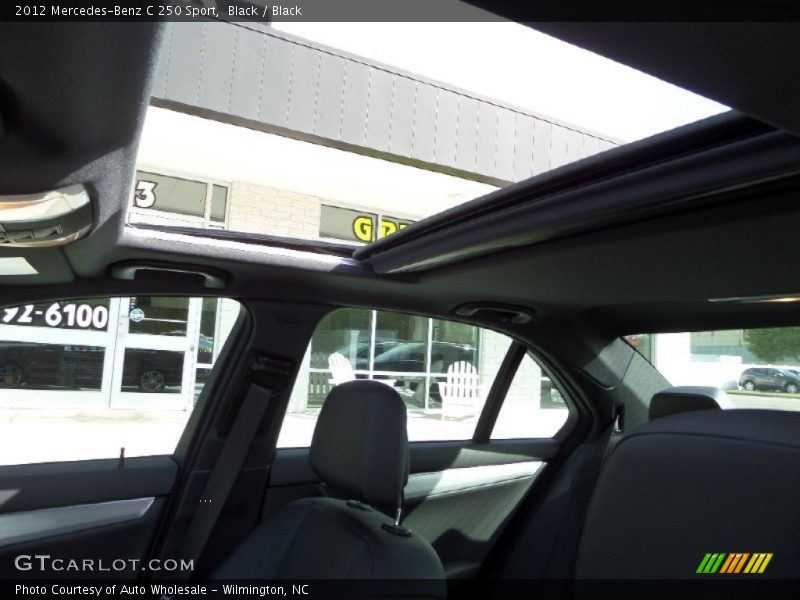 Black / Black 2012 Mercedes-Benz C 250 Sport