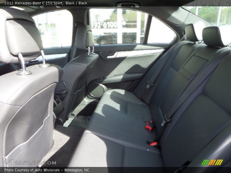 Black / Black 2012 Mercedes-Benz C 250 Sport