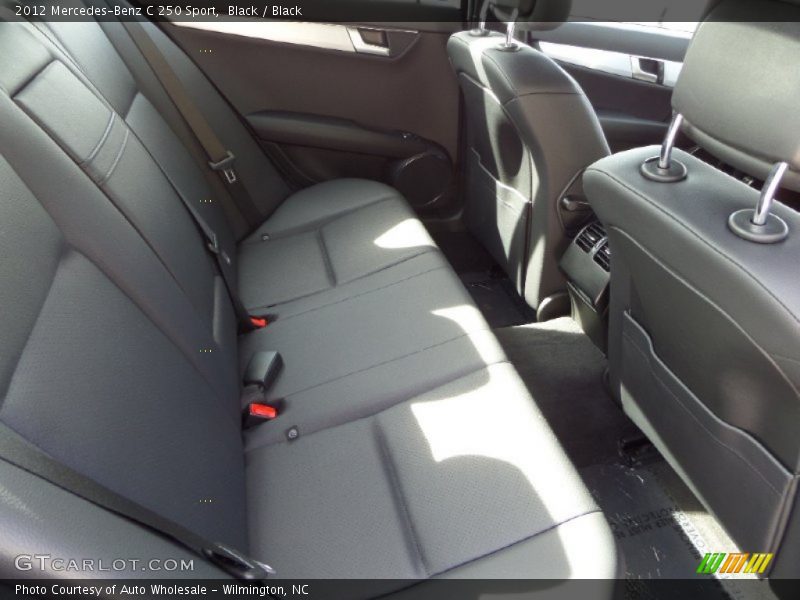 Black / Black 2012 Mercedes-Benz C 250 Sport