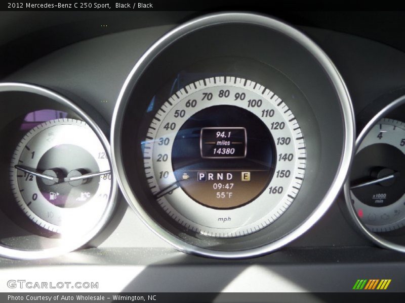 Black / Black 2012 Mercedes-Benz C 250 Sport