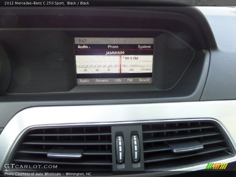 Black / Black 2012 Mercedes-Benz C 250 Sport