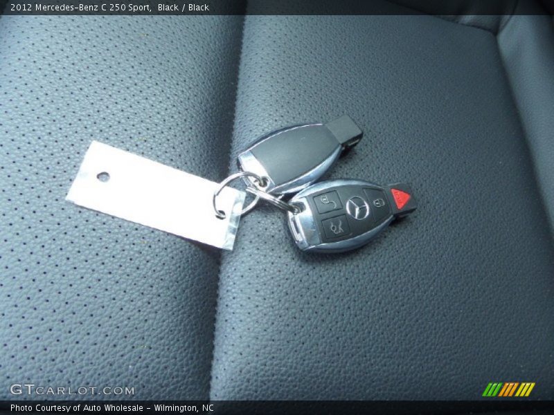 Black / Black 2012 Mercedes-Benz C 250 Sport
