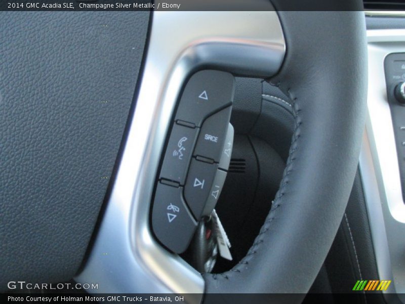 Champagne Silver Metallic / Ebony 2014 GMC Acadia SLE