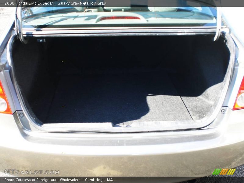 Galaxy Gray Metallic / Gray 2008 Honda Civic LX Sedan