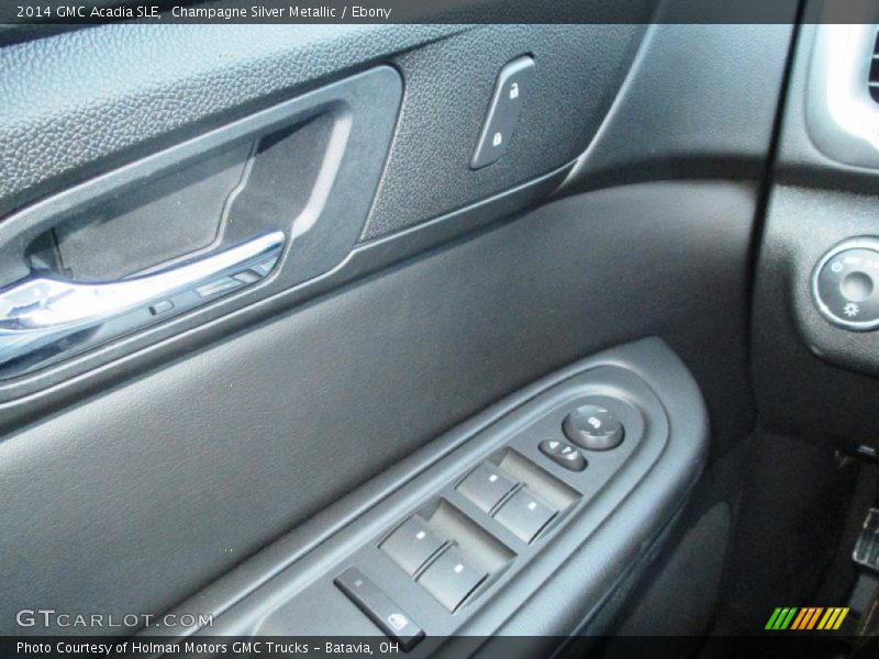 Champagne Silver Metallic / Ebony 2014 GMC Acadia SLE