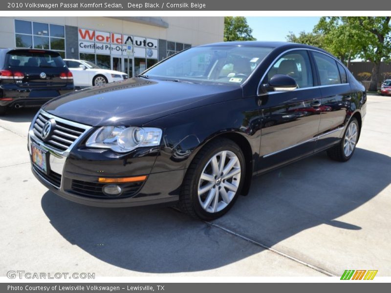 Deep Black / Cornsilk Beige 2010 Volkswagen Passat Komfort Sedan