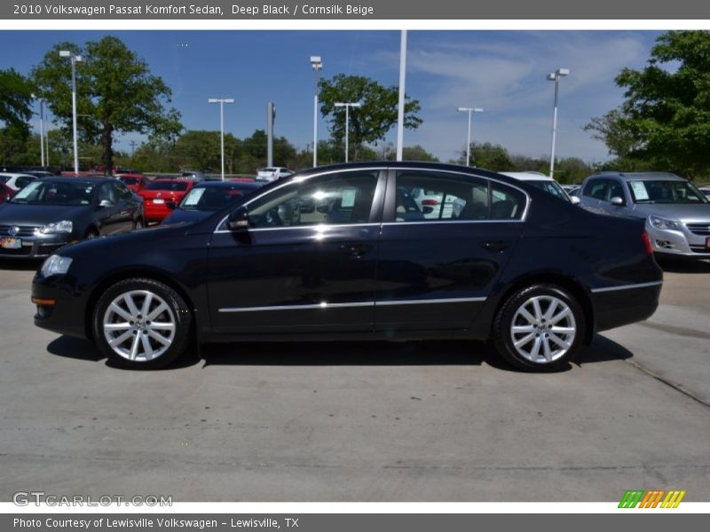 Deep Black / Cornsilk Beige 2010 Volkswagen Passat Komfort Sedan