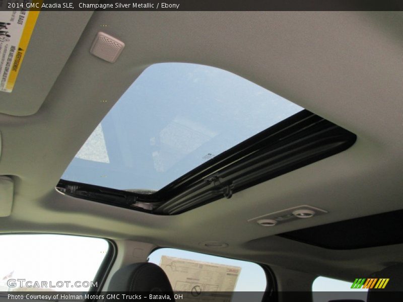 Champagne Silver Metallic / Ebony 2014 GMC Acadia SLE