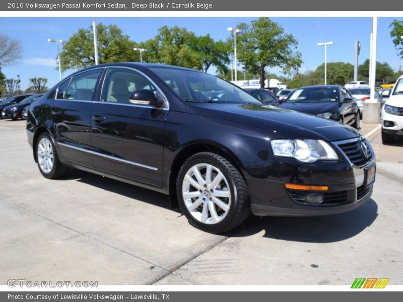 Deep Black / Cornsilk Beige 2010 Volkswagen Passat Komfort Sedan