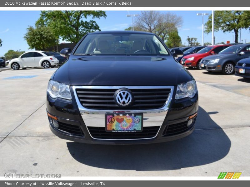 Deep Black / Cornsilk Beige 2010 Volkswagen Passat Komfort Sedan