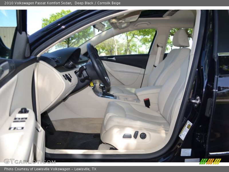 Deep Black / Cornsilk Beige 2010 Volkswagen Passat Komfort Sedan