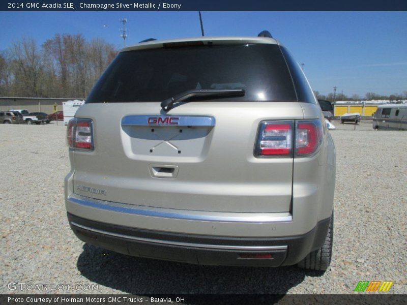 Champagne Silver Metallic / Ebony 2014 GMC Acadia SLE