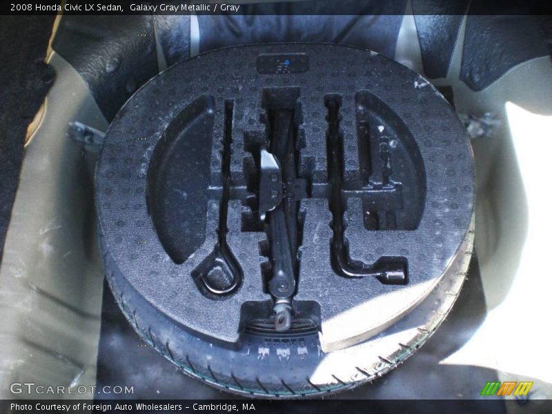 Galaxy Gray Metallic / Gray 2008 Honda Civic LX Sedan