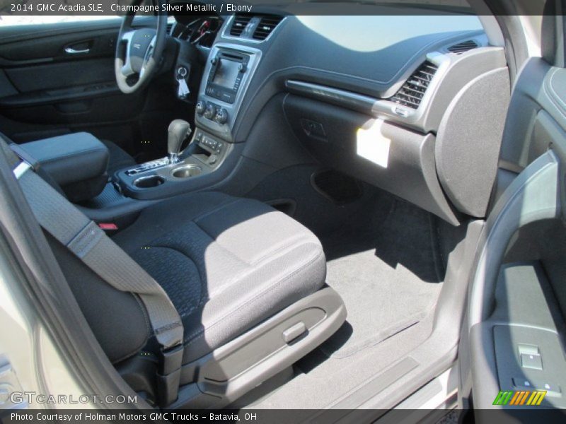 Champagne Silver Metallic / Ebony 2014 GMC Acadia SLE