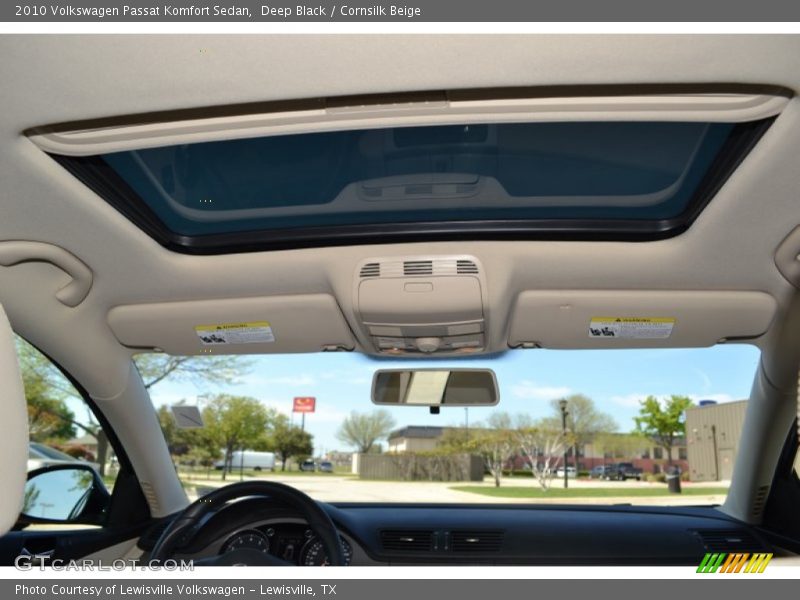 Deep Black / Cornsilk Beige 2010 Volkswagen Passat Komfort Sedan