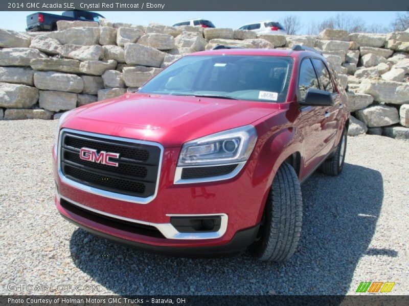 Crystal Red Tintcoat / Ebony 2014 GMC Acadia SLE