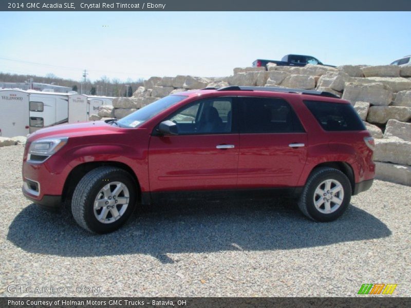 Crystal Red Tintcoat / Ebony 2014 GMC Acadia SLE