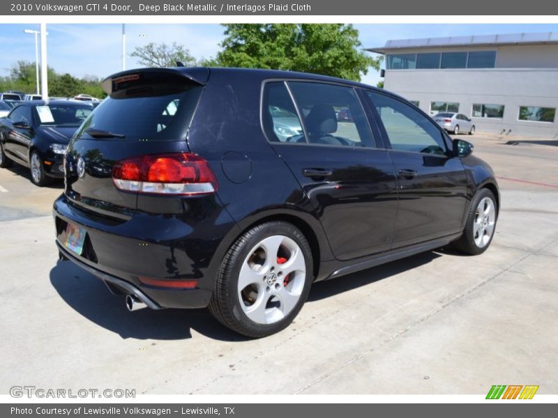 Deep Black Metallic / Interlagos Plaid Cloth 2010 Volkswagen GTI 4 Door