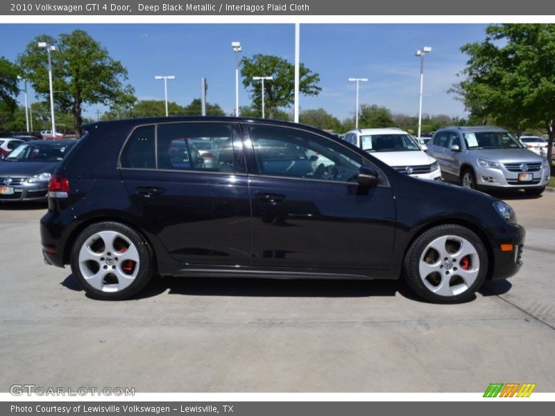 Deep Black Metallic / Interlagos Plaid Cloth 2010 Volkswagen GTI 4 Door