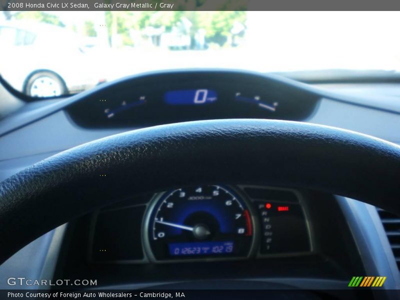 Galaxy Gray Metallic / Gray 2008 Honda Civic LX Sedan