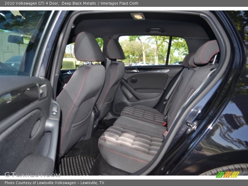 Deep Black Metallic / Interlagos Plaid Cloth 2010 Volkswagen GTI 4 Door