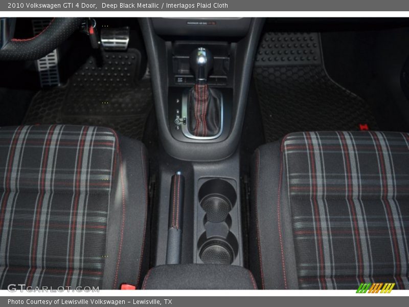 Deep Black Metallic / Interlagos Plaid Cloth 2010 Volkswagen GTI 4 Door
