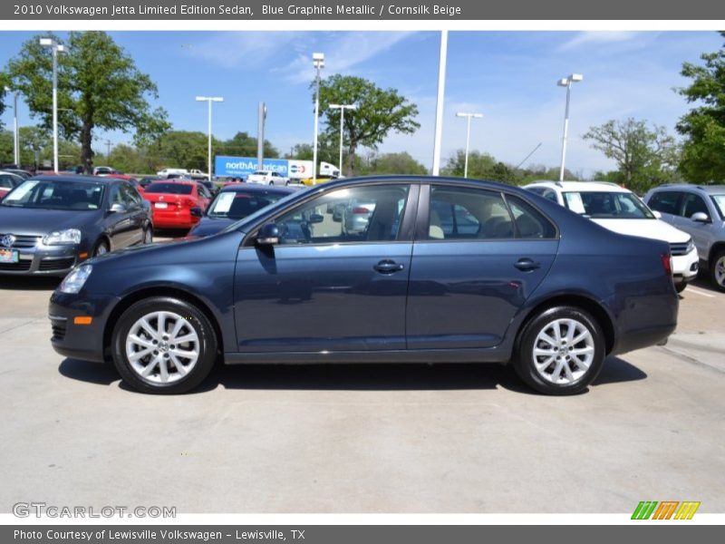 Blue Graphite Metallic / Cornsilk Beige 2010 Volkswagen Jetta Limited Edition Sedan