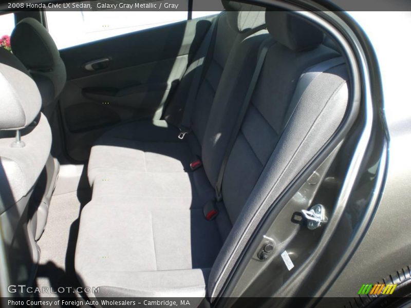 Galaxy Gray Metallic / Gray 2008 Honda Civic LX Sedan