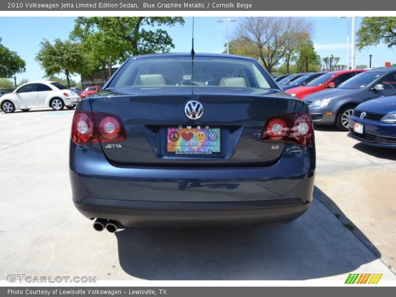 Blue Graphite Metallic / Cornsilk Beige 2010 Volkswagen Jetta Limited Edition Sedan