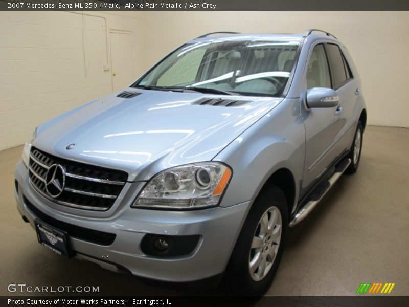 Alpine Rain Metallic / Ash Grey 2007 Mercedes-Benz ML 350 4Matic