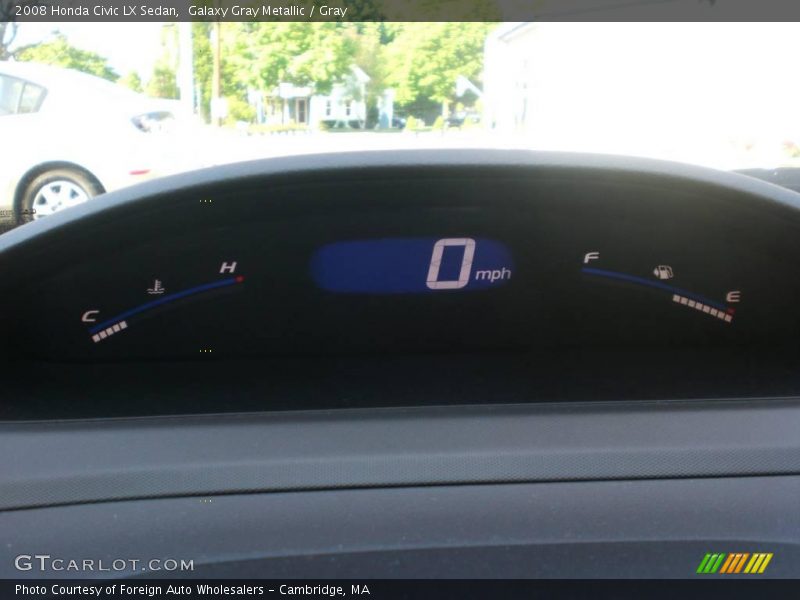 Galaxy Gray Metallic / Gray 2008 Honda Civic LX Sedan