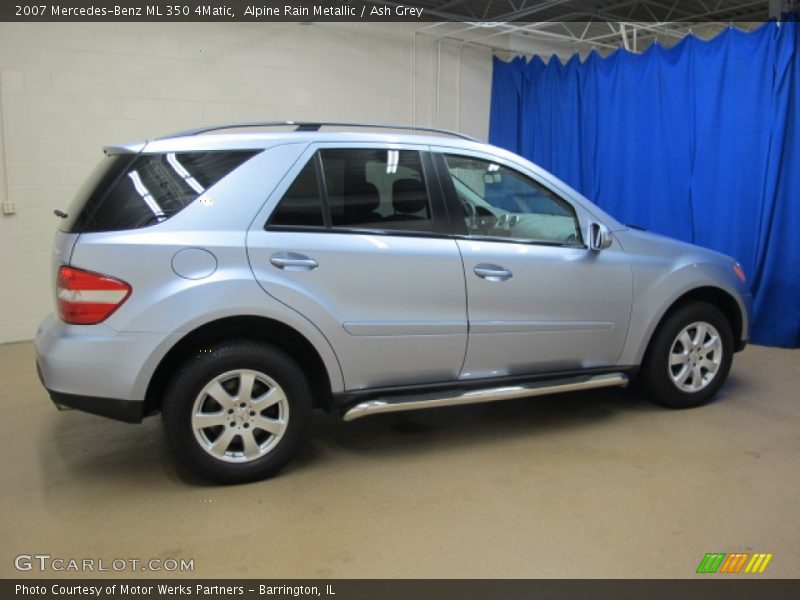 Alpine Rain Metallic / Ash Grey 2007 Mercedes-Benz ML 350 4Matic
